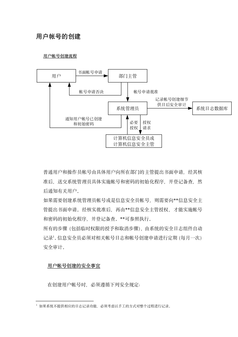 用户帐号和密码安全管理规范.doc第5页