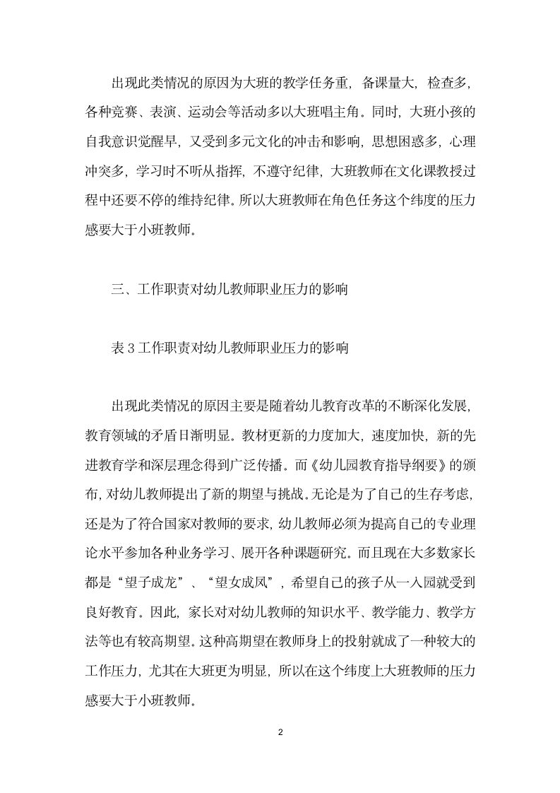 私立幼儿园小班教师与大班教师压力对比研究.docx第2页