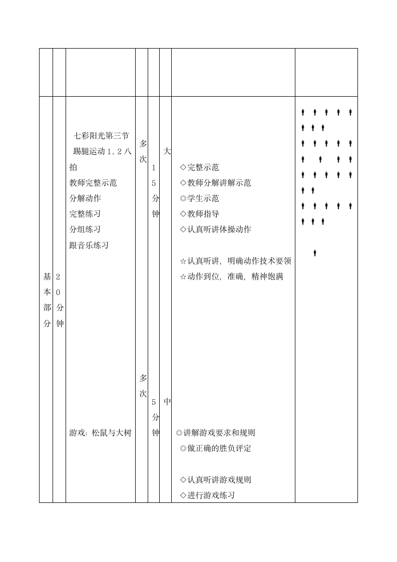 五年级体育教案-七彩阳光 全国通用.doc第3页