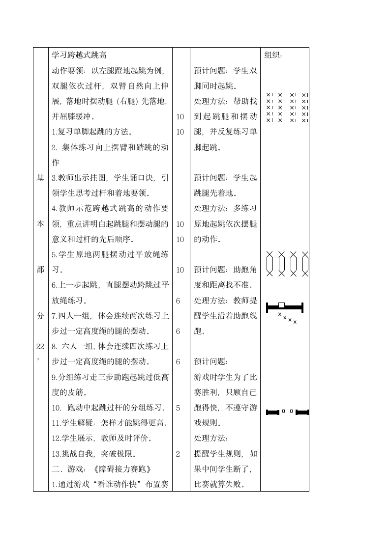 六年级体育  跨越式跳高  教案 全国通用.doc第3页