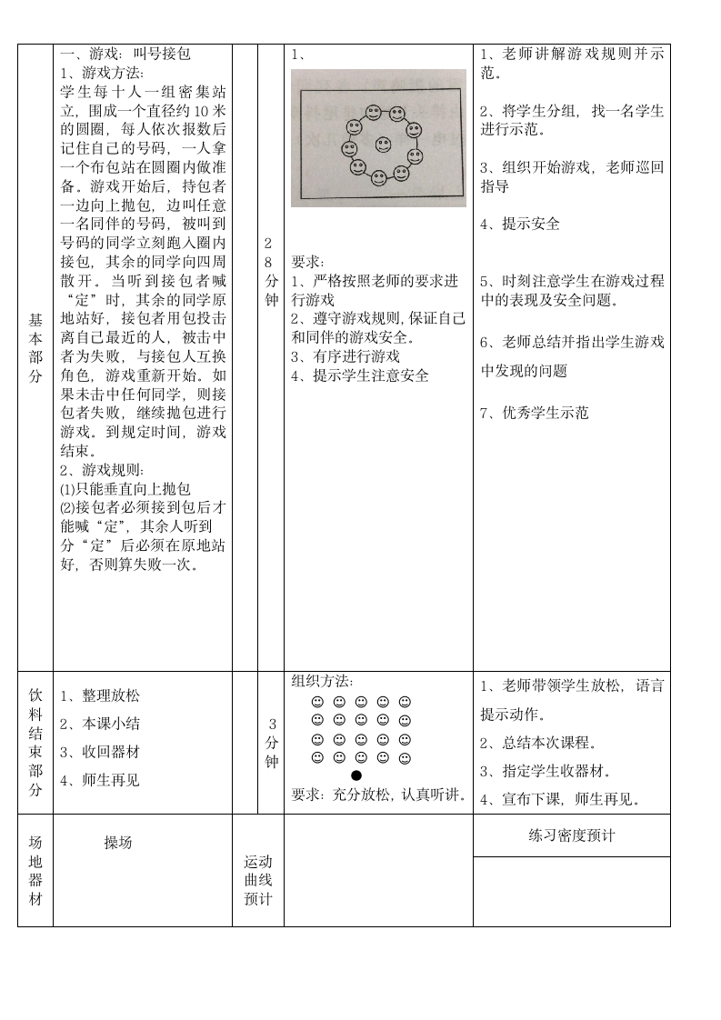 人教版体育1-2年级游戏（教案）（表格式）.doc第2页