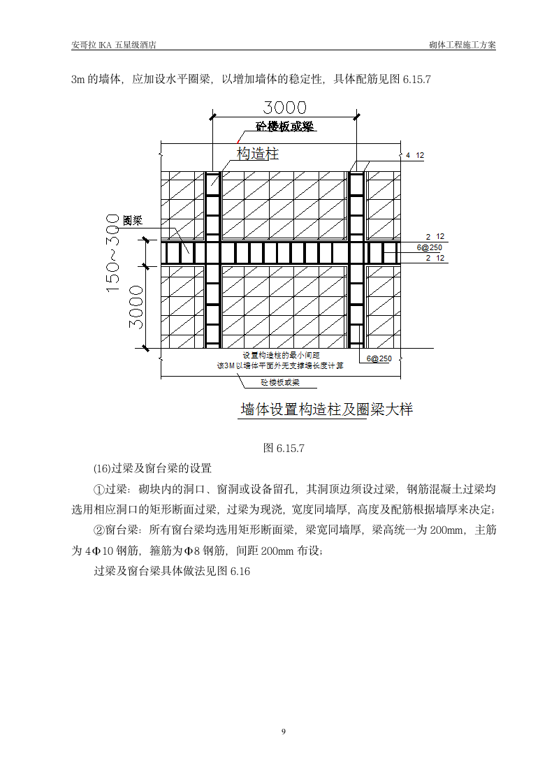 五星级IKA酒店砌体工程施工方案.doc第9页