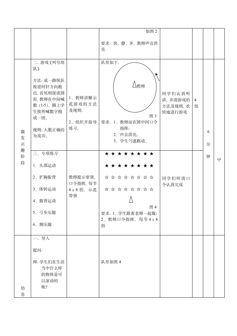 三年级体育 武术前翻滚  教案 全国通用.doc第2页