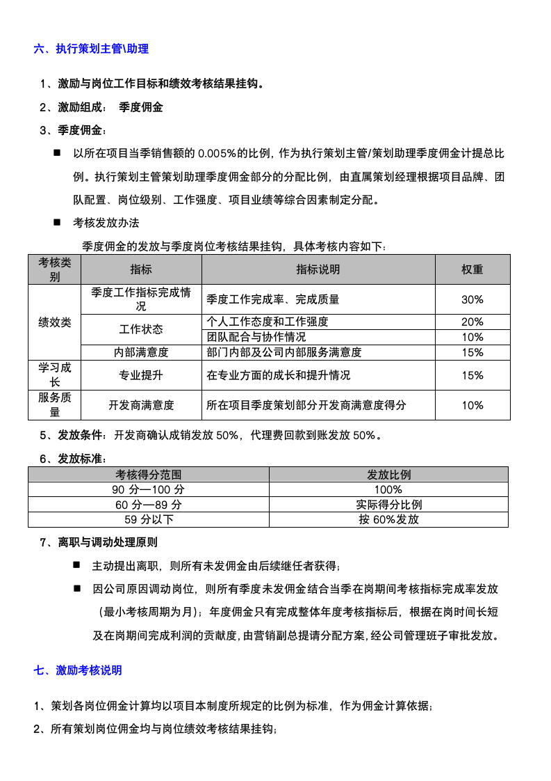 策划类岗位绩效考核管理制度.docx第8页