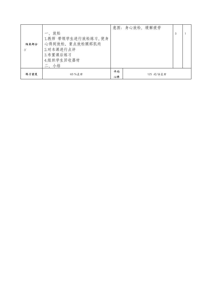 短绳开合跳（教案） 体育一年级下册.doc第4页