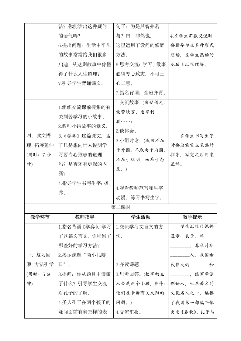 部编版2021学年小学语文六年级下册《14 文言文二则》导学案-21.doc第3页