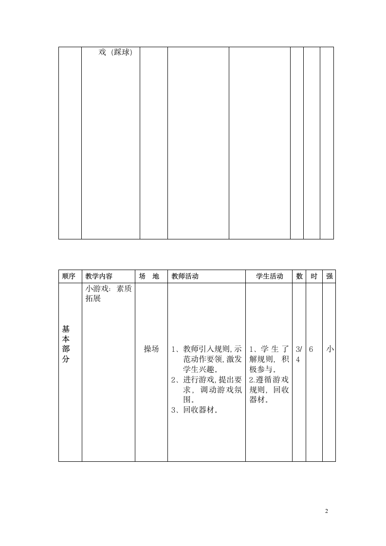 二年级体育教案-足球踩球 全国通用.doc第2页