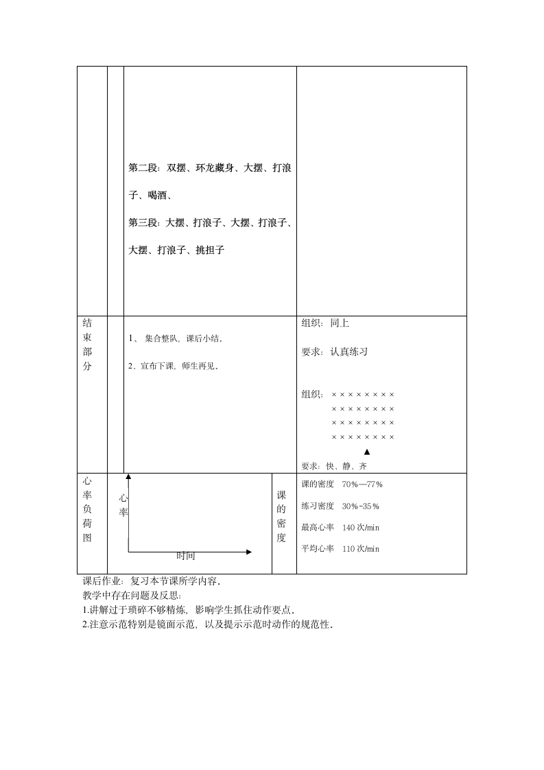 六年级体育 土家摆手操  教案 全国通用.doc第5页