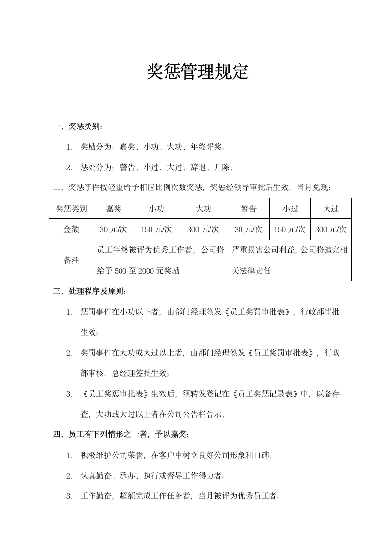 奖惩管理规定.docx