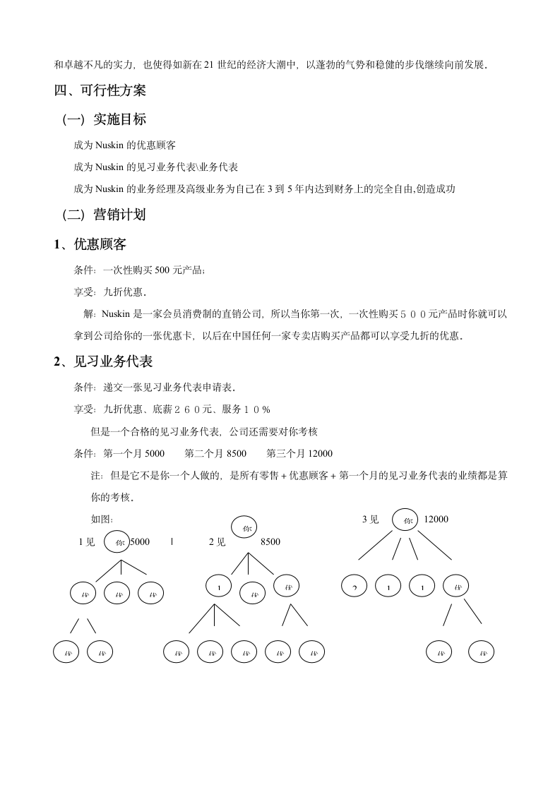 如新事业可行性报告.doc第4页