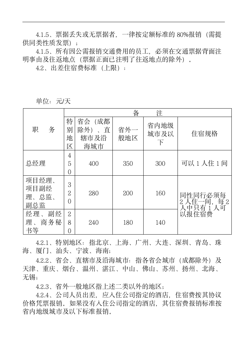 差旅费用管理制度.docx第2页