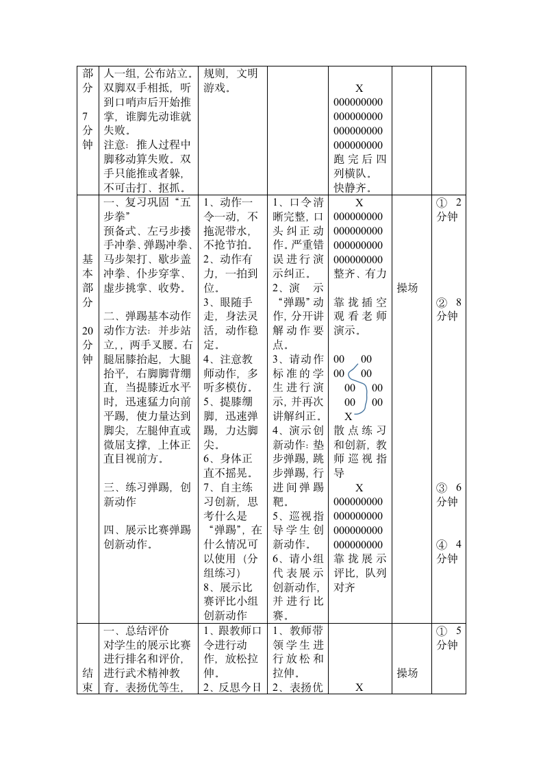 体育与健康 五年级-武术弹踢教案.doc第2页