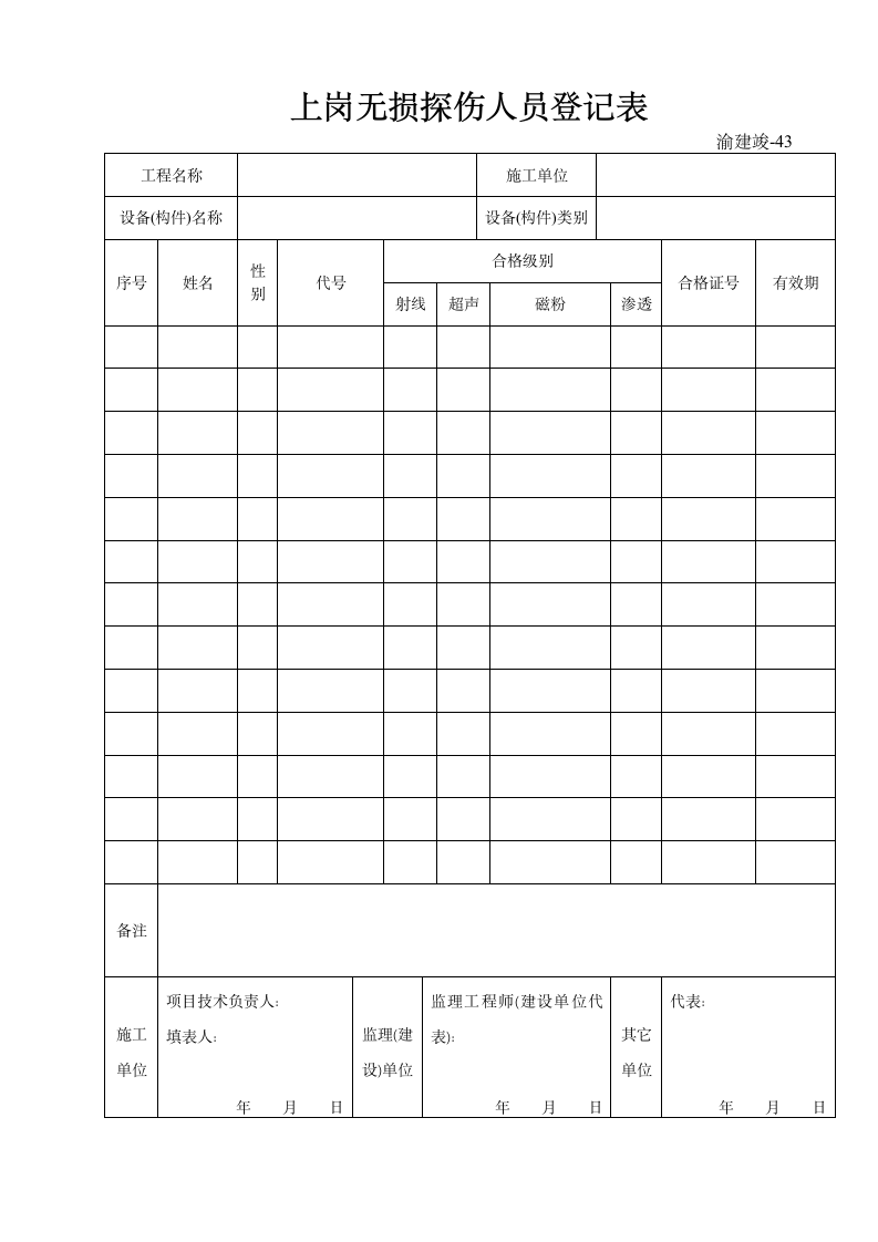 上岗无损控伤人员登记表.doc第1页