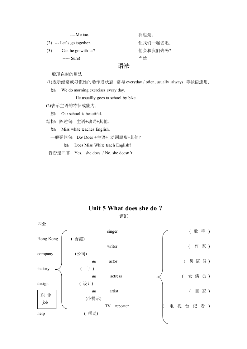 PEP小学英语六年级上册知识点归纳.doc第6页