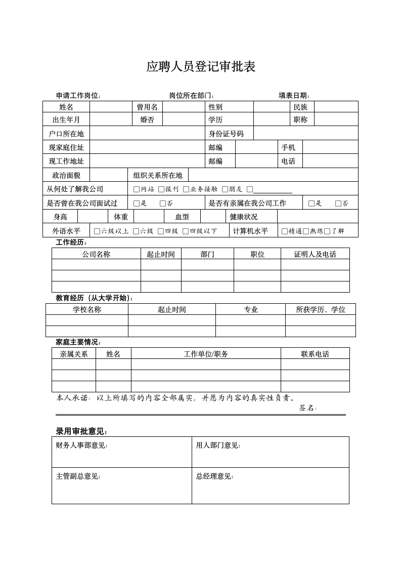 应聘人员登记审批表.doc第1页