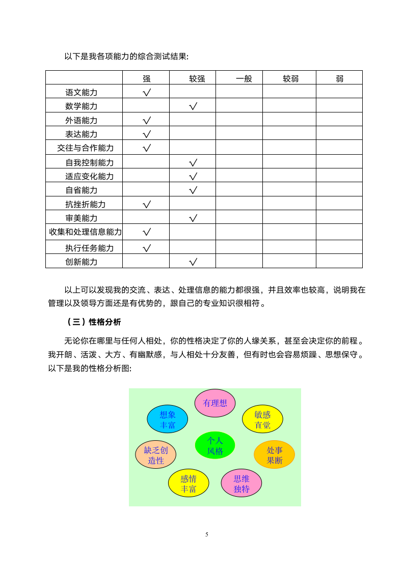 个人职业生涯规划书.docx第5页