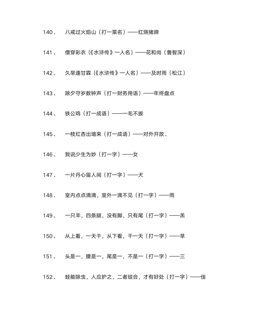 猜灯谜、猜谜语第12页