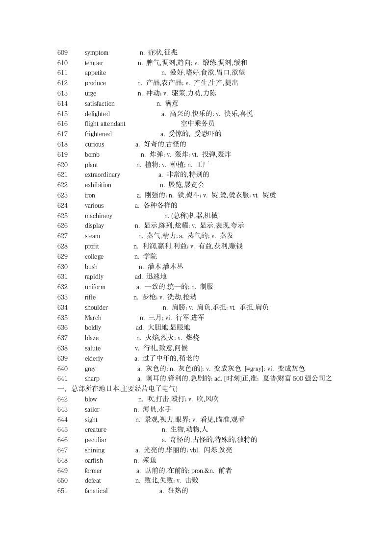 新概念英语第二册单词表第15页