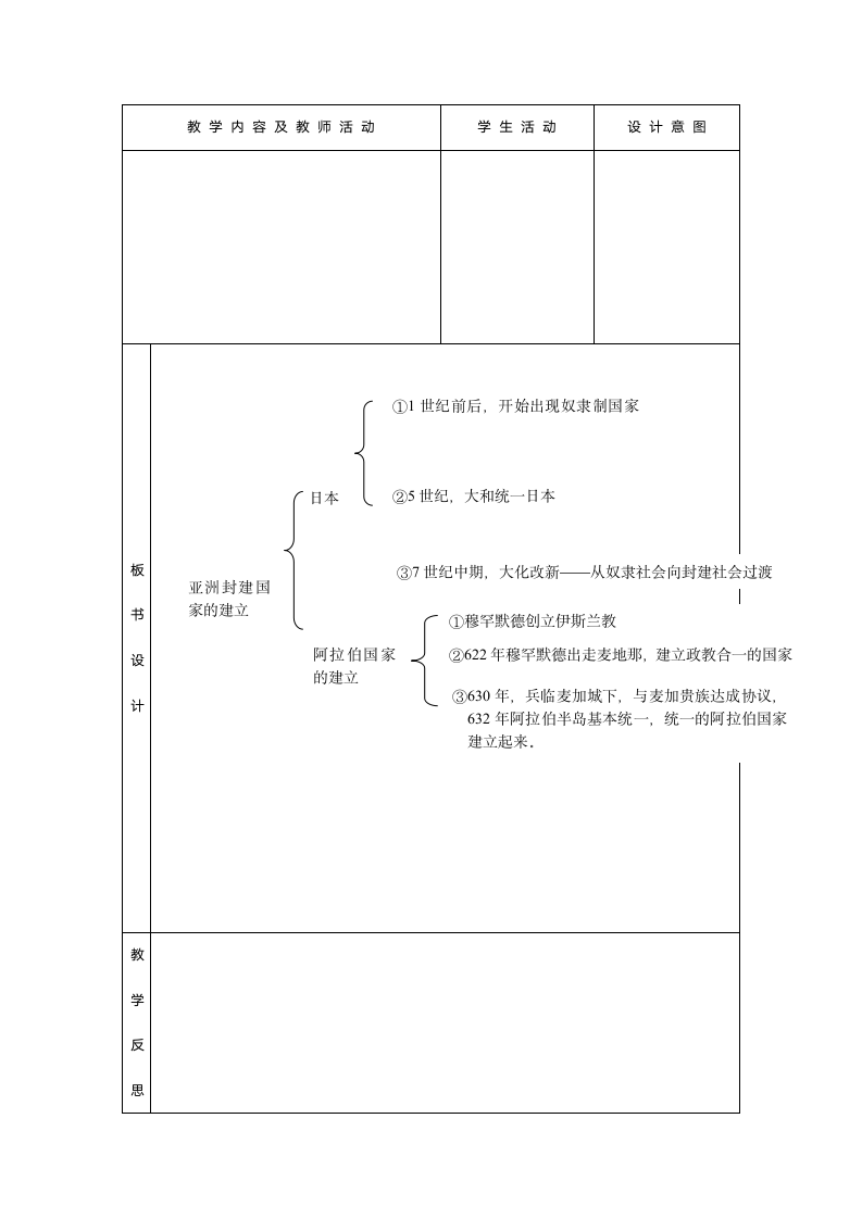 人教版九年级历史《第4课亚洲封建国家的建立》教案.doc第6页