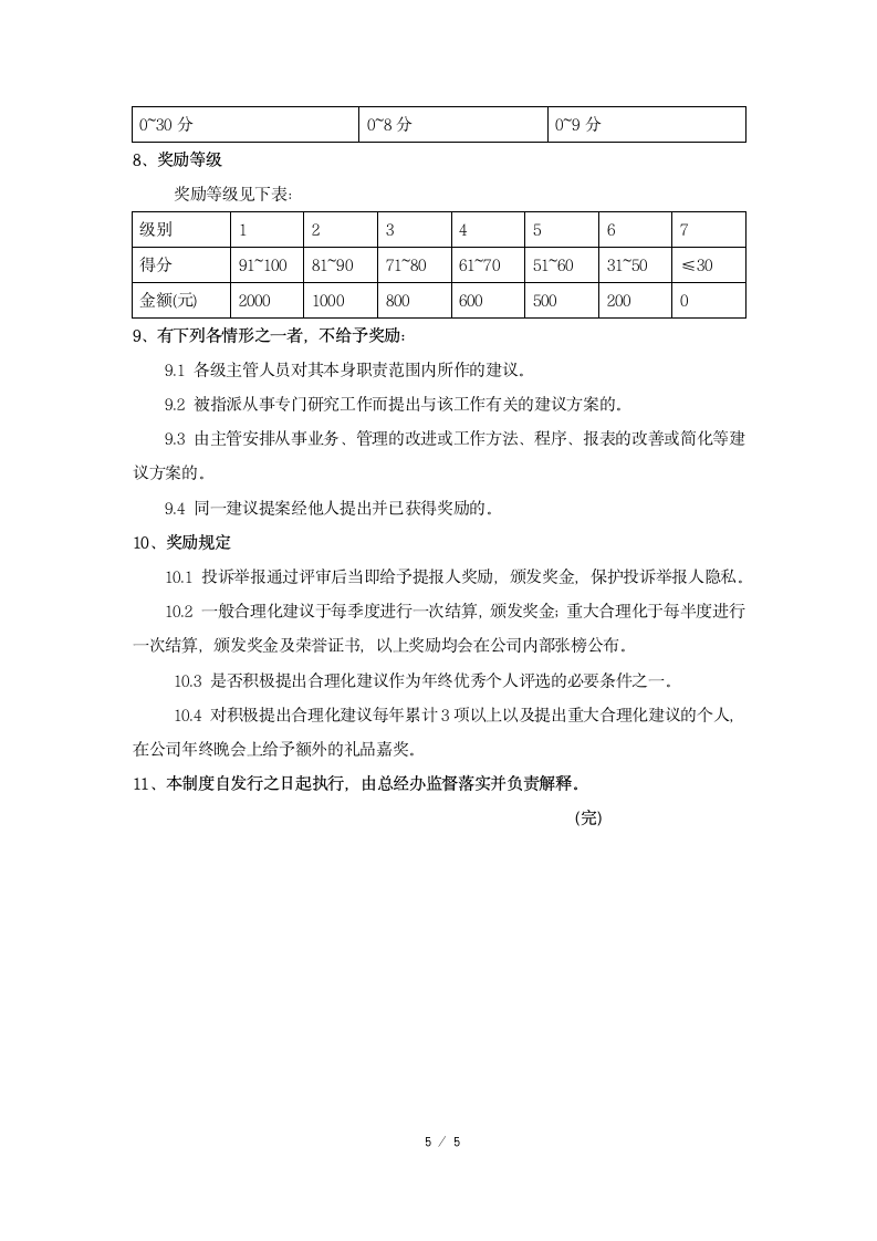 员工投诉举报及建议管理制度.docx第5页