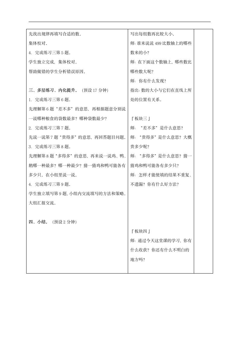 二年级数学下册 比较数的大小教案 苏教版.doc第2页