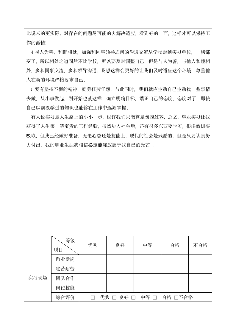 顶岗实习考核表.wps第3页