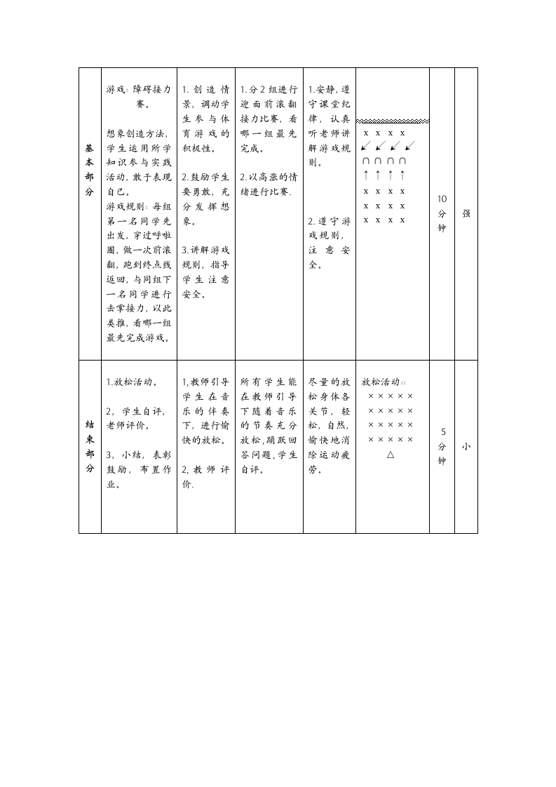 体育与健康三年级 前滚翻 教案.doc第3页