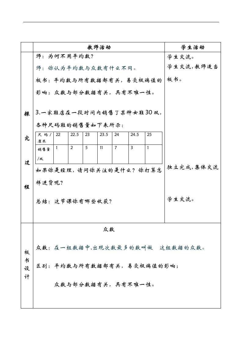 青岛版六年级上册数学第六单元教案.doc第4页