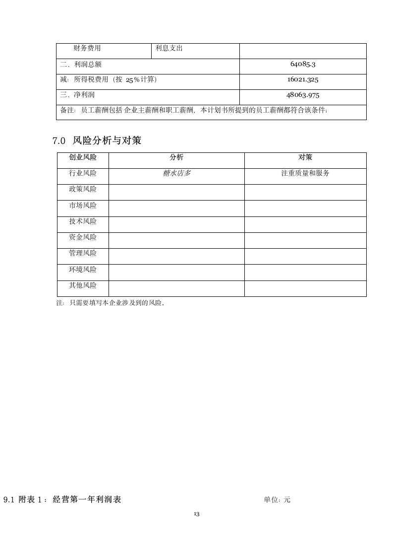 商业计划书糖水生产.doc第13页