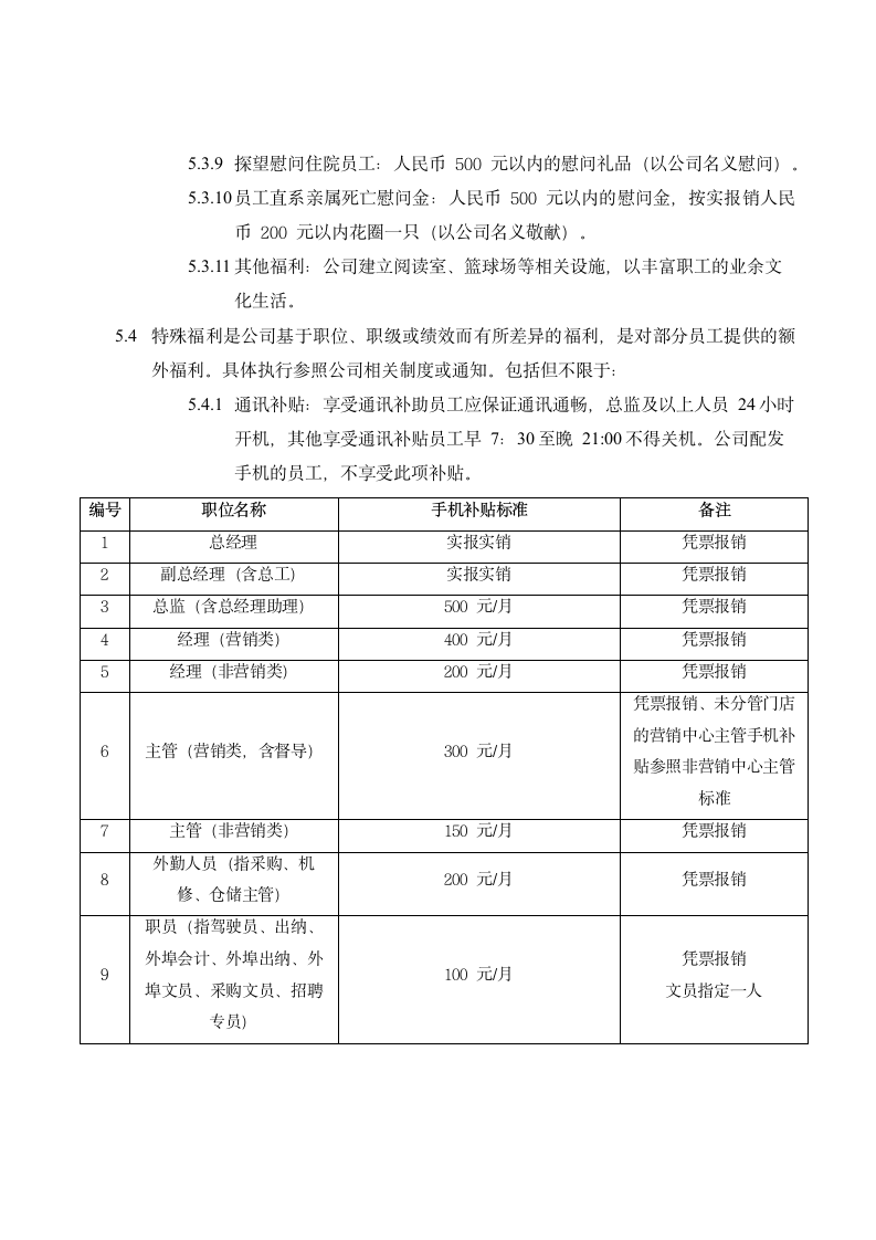 员工福利管理制度.doc第3页