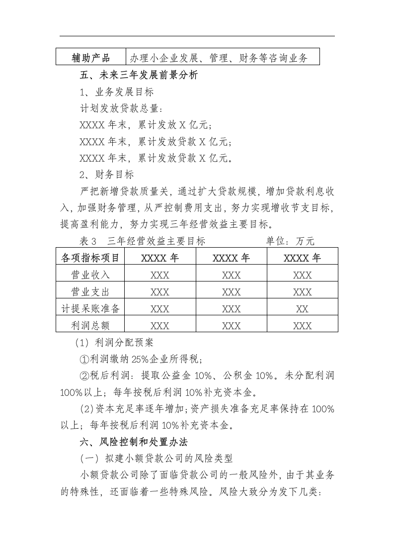 小额贷款有限公司项目可研报告.doc第7页