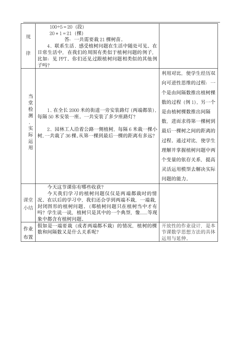 五年级上册数学教案-7 植树问题.doc第2页