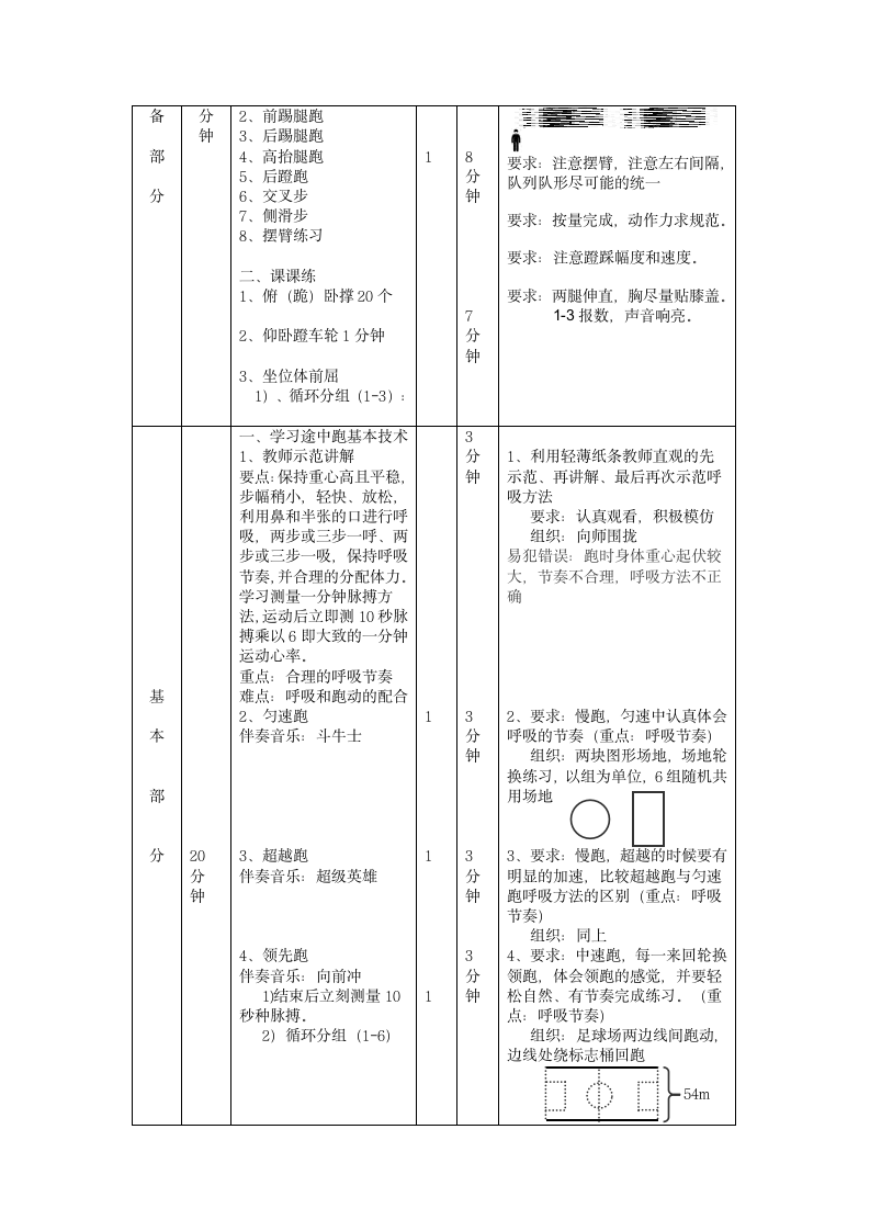 耐力跑（教案）体育四年级下册.doc第3页