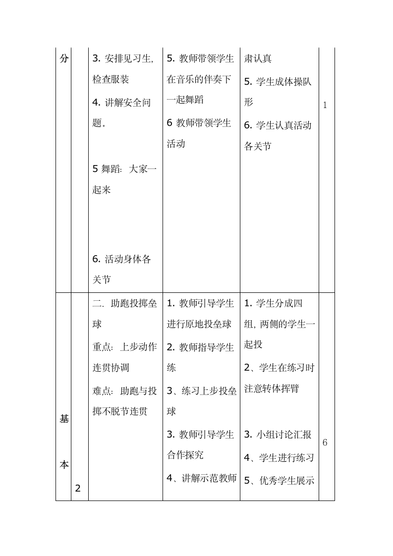 四年级体育 助跑投掷垒球教案 全国通用.doc第2页