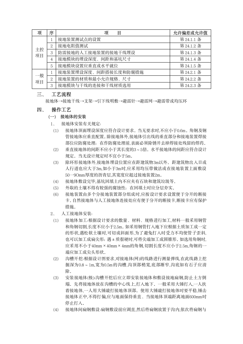 防雷与接地工程范本.doc第2页