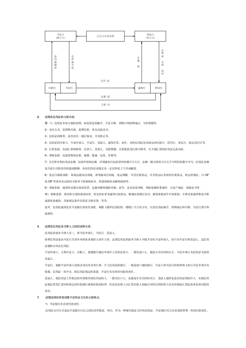 吴百福《进出口贸易实务教程》考试答案便携版第7页