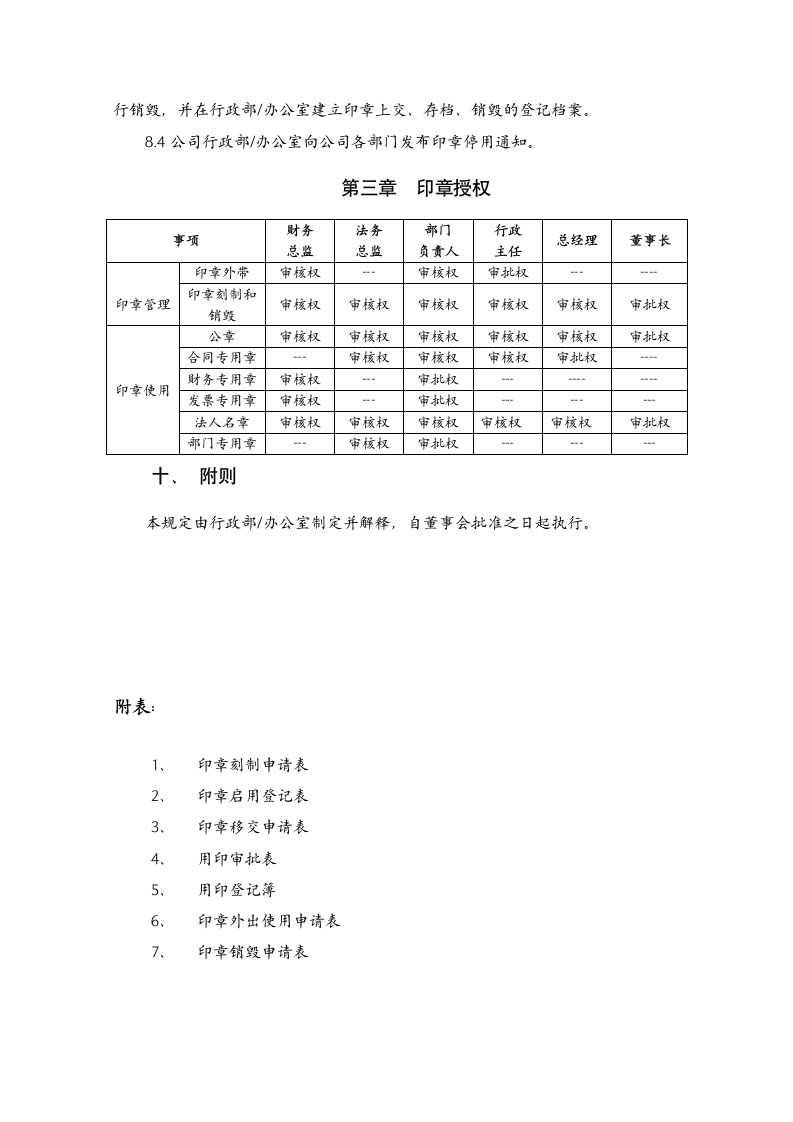 公司印章管理规定.docx第6页