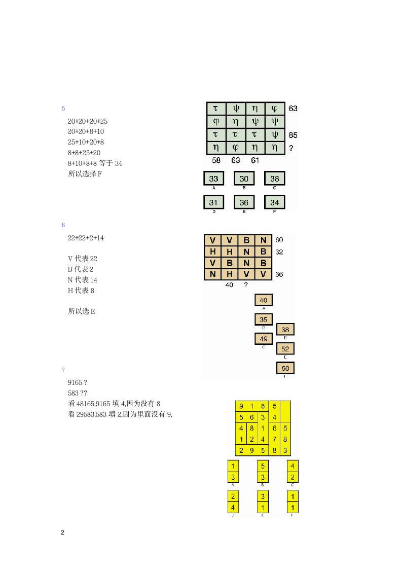 门萨智商评估测试题(1)第2页