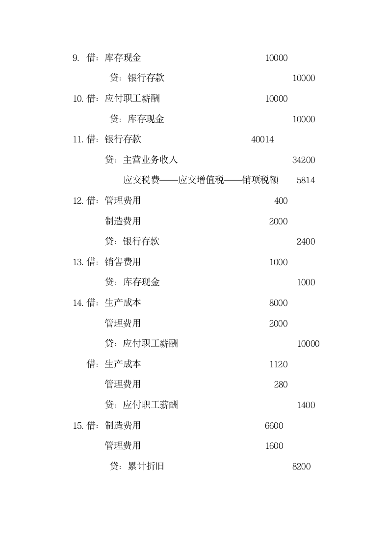 会计学原理试题及答案第8页