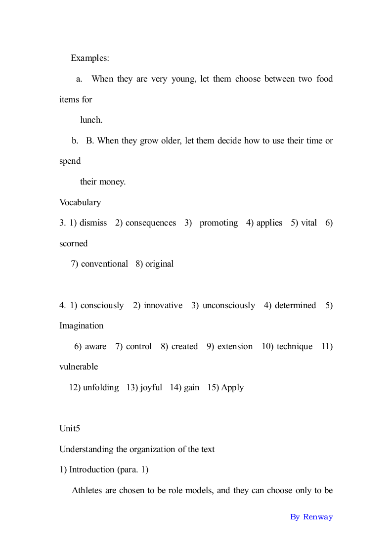 新编大学英语4课后答案完整版第12页