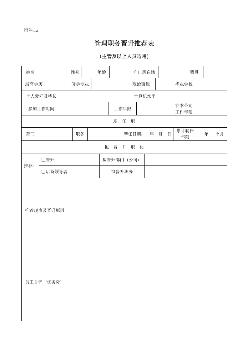 公司员工晋升管理制度完整版.doc第10页