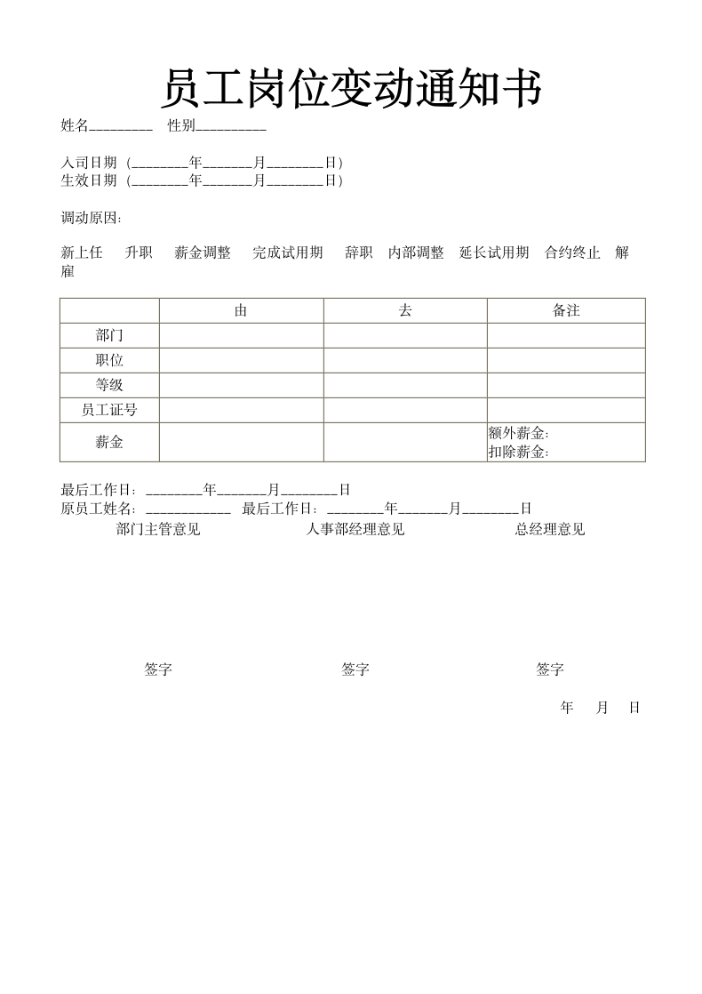 员工岗位变动通知书.docx第2页