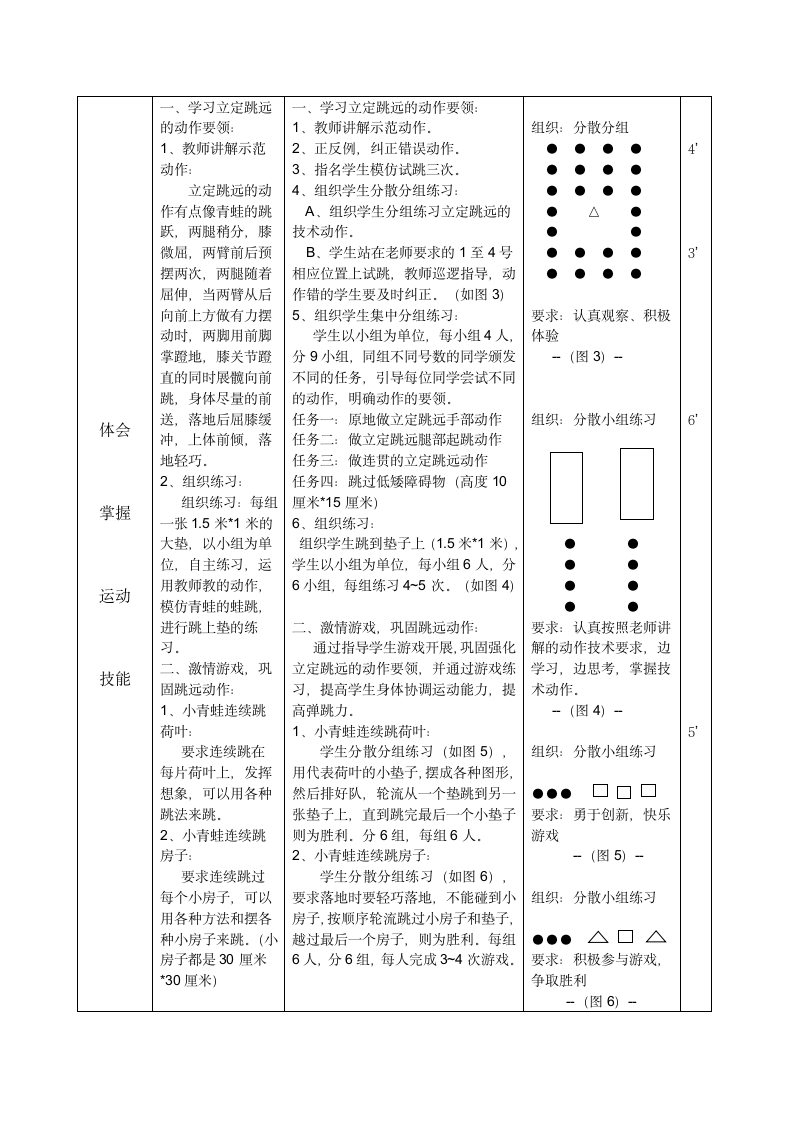 四年级体育教案  - 立定跳远 全国通用.doc第2页