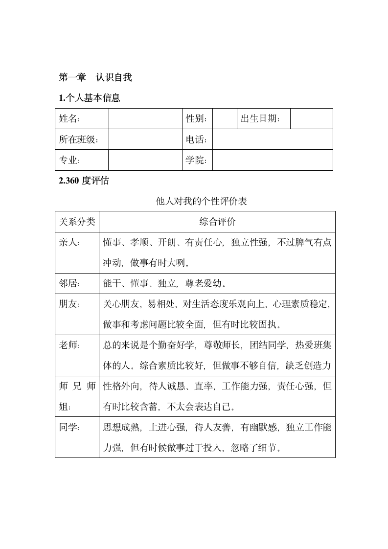 大学生职业生涯规划书范文.doc第4页