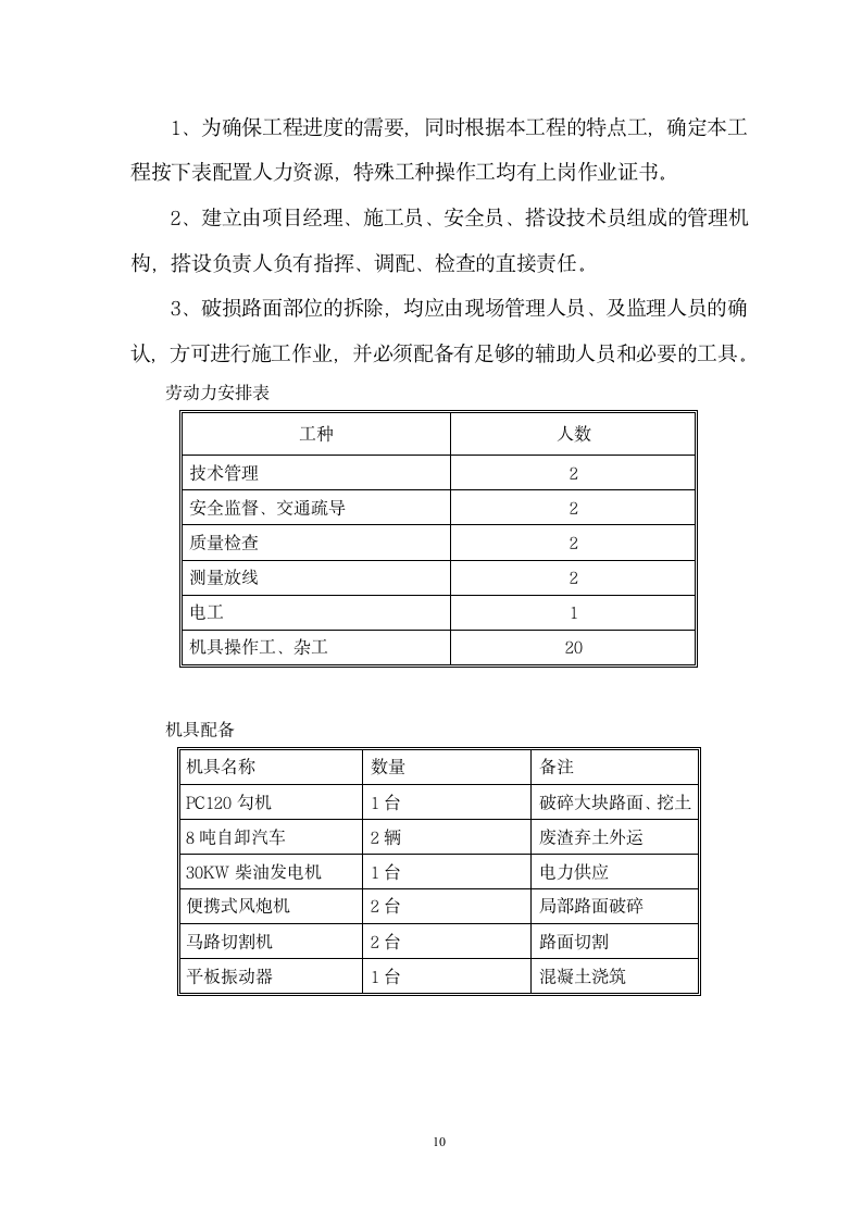 [佛山]路面破损修复工程施工方案范文 1.doc第10页