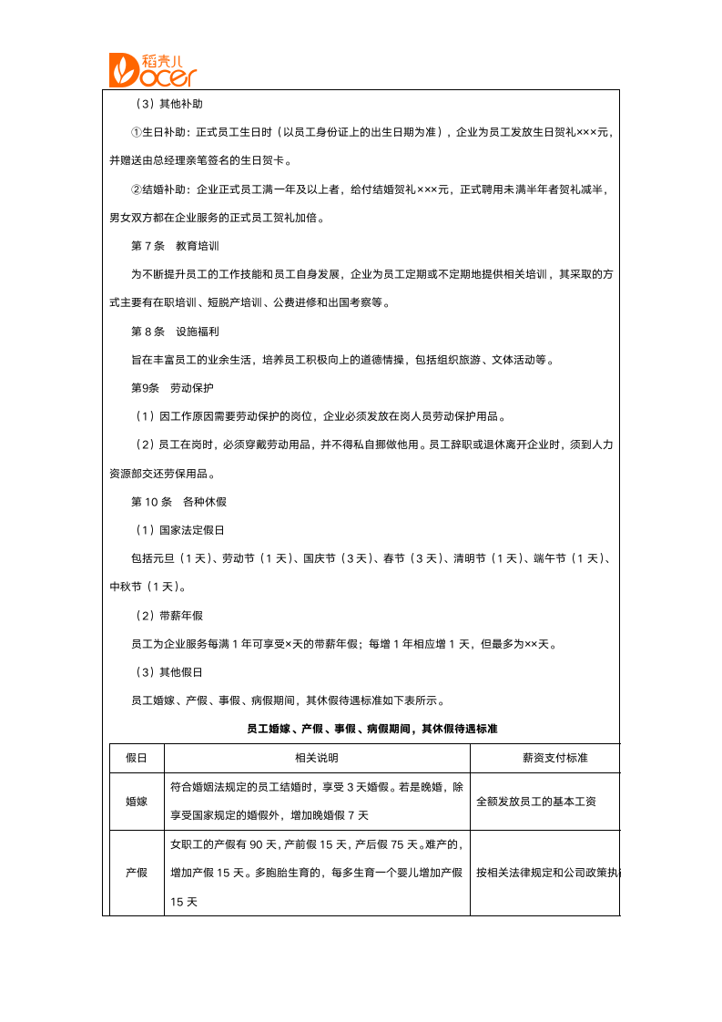 薪酬管理制度（含表格）.docx第7页