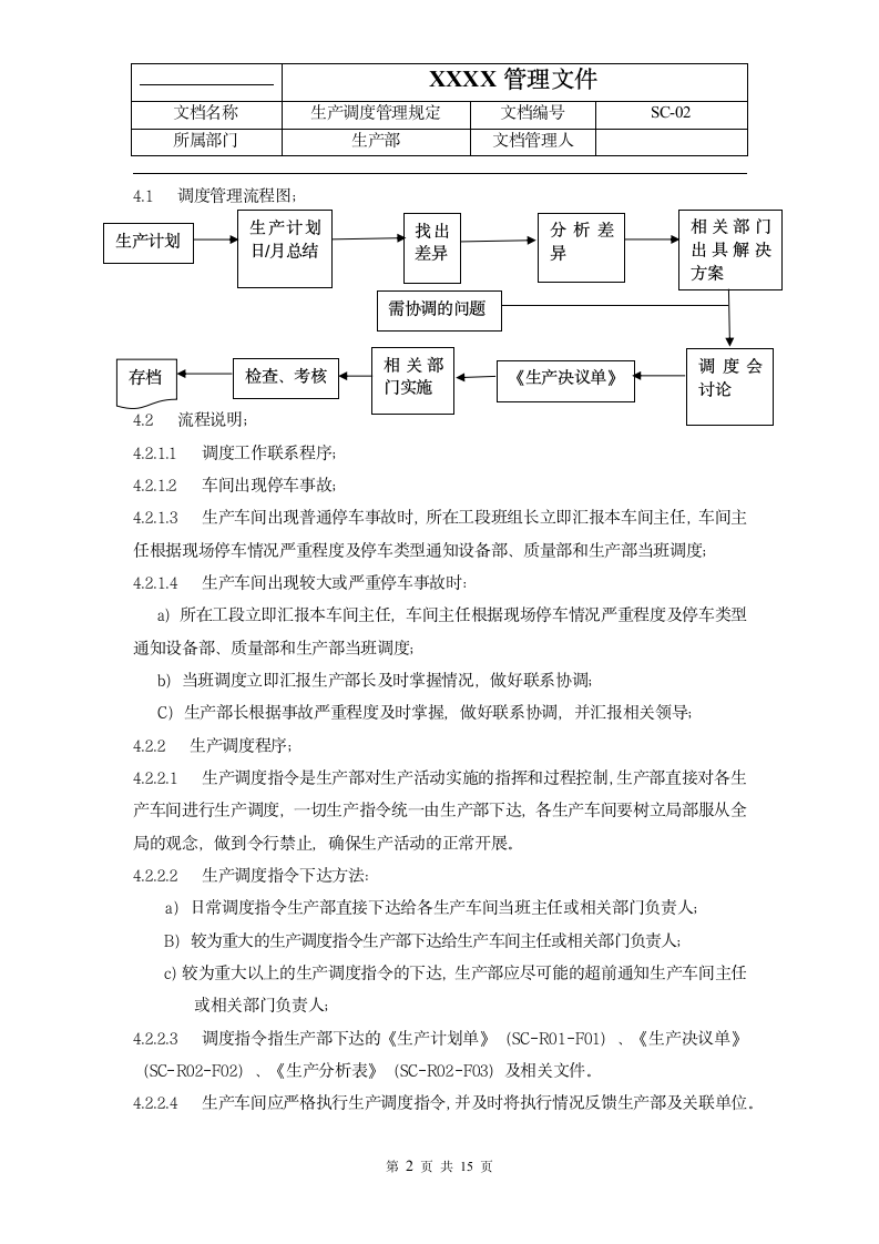 公司体系文件生产调度管理规定.doc第3页