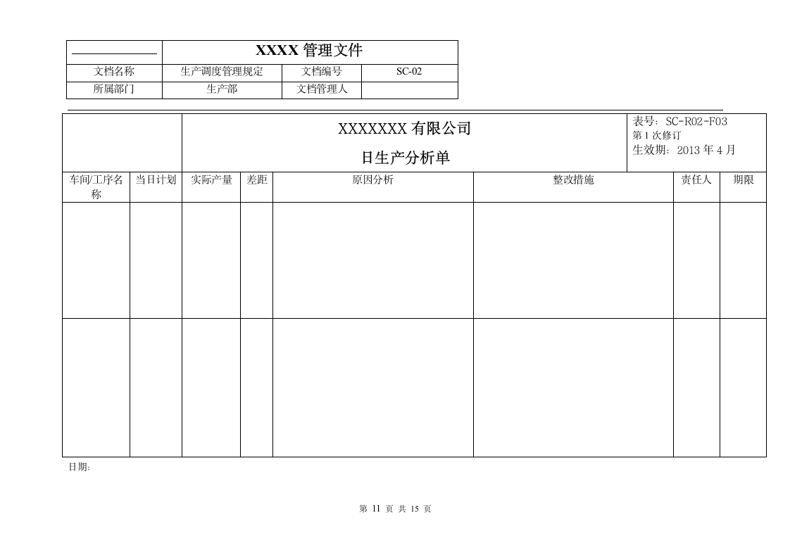 公司体系文件生产调度管理规定.doc第12页