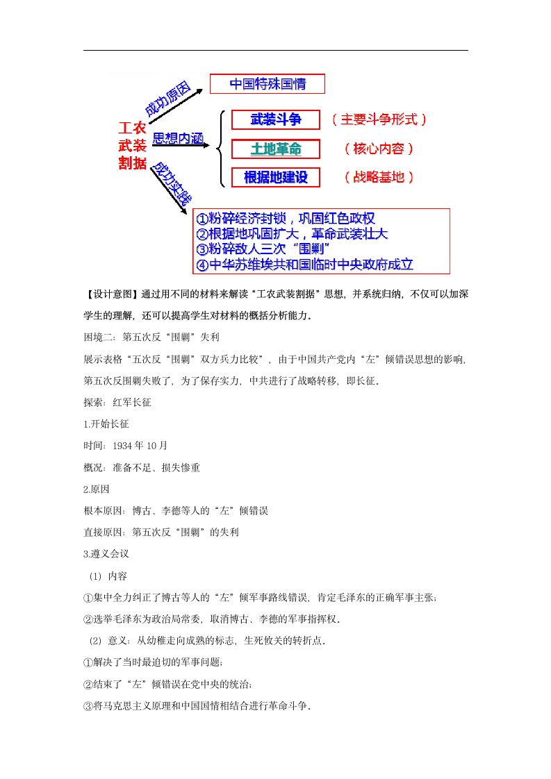 高中历史人教版必修一《国共十年对峙》教学设计.docx第4页