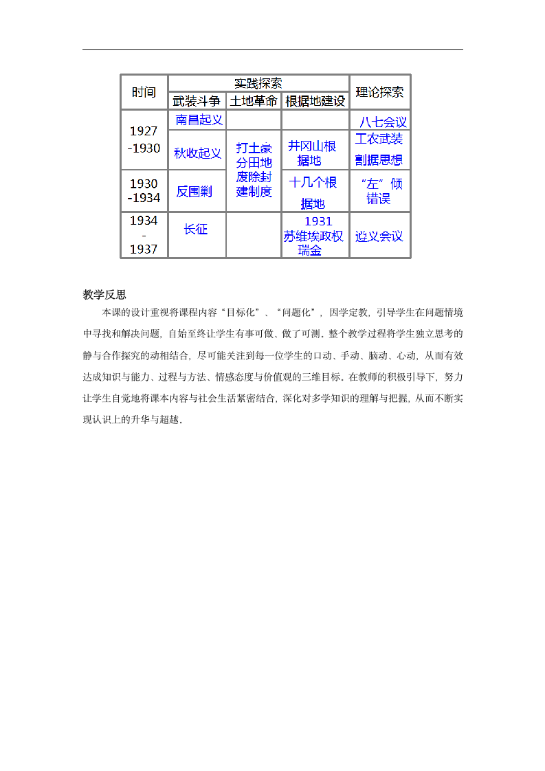 高中历史人教版必修一《国共十年对峙》教学设计.docx第6页